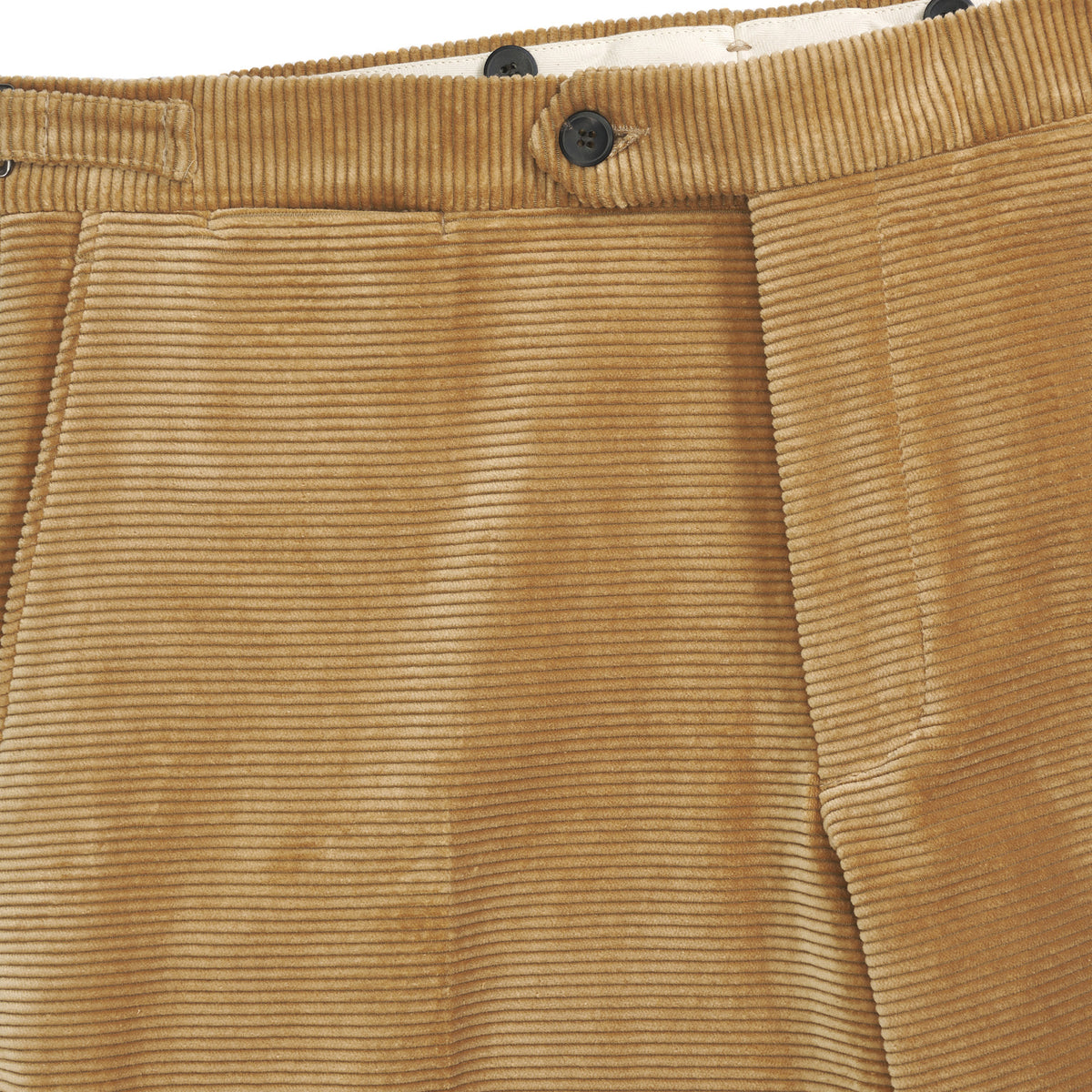 Fawn Horizontal Corduroy Trousers