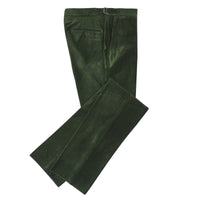Olive Horizontal Corduroy Trousers