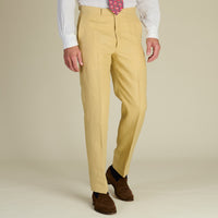 Sand Banbridge Linen Trousers