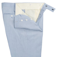 Pale Blue Banbridge Linen Trousers