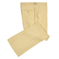 Sand Banbridge Linen Trousers