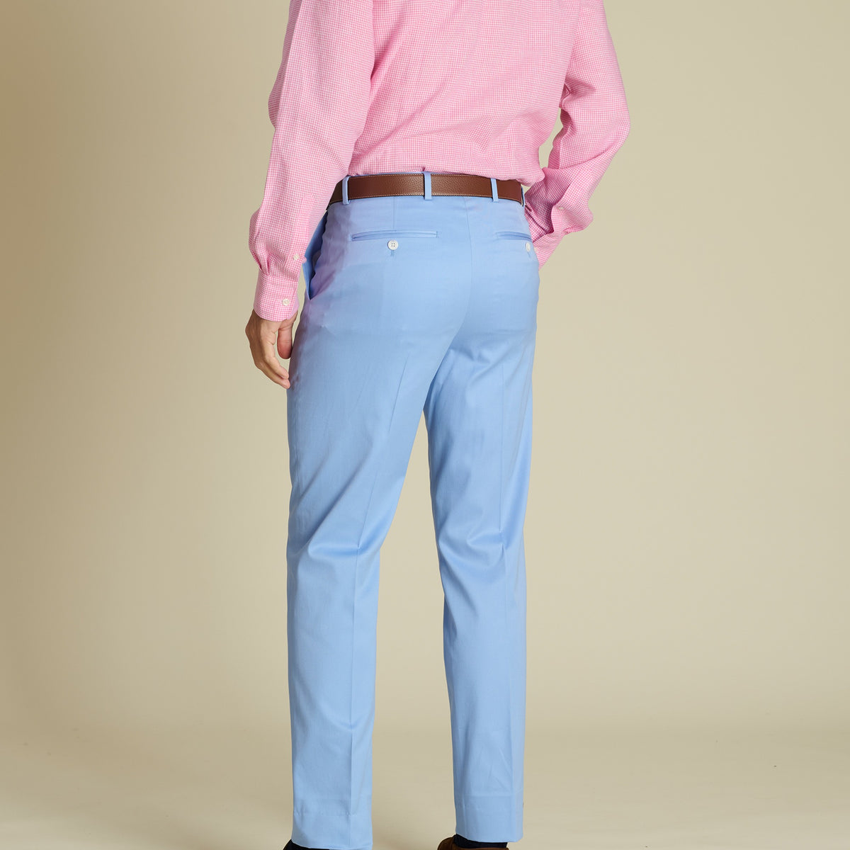 Sky Blue Lightweight Chino Trousers