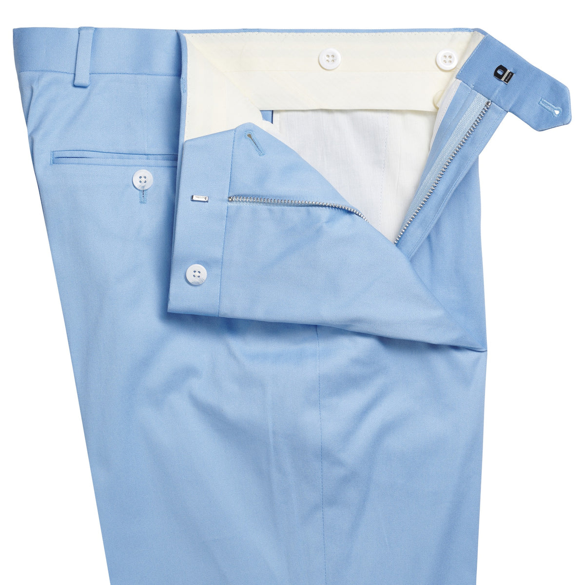 Sky Blue Lightweight Chino Trousers
