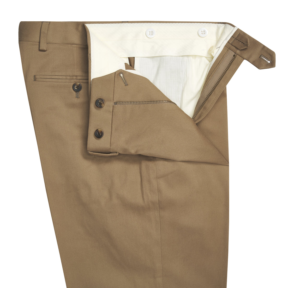 Khaki Lightweight Chino Trousers