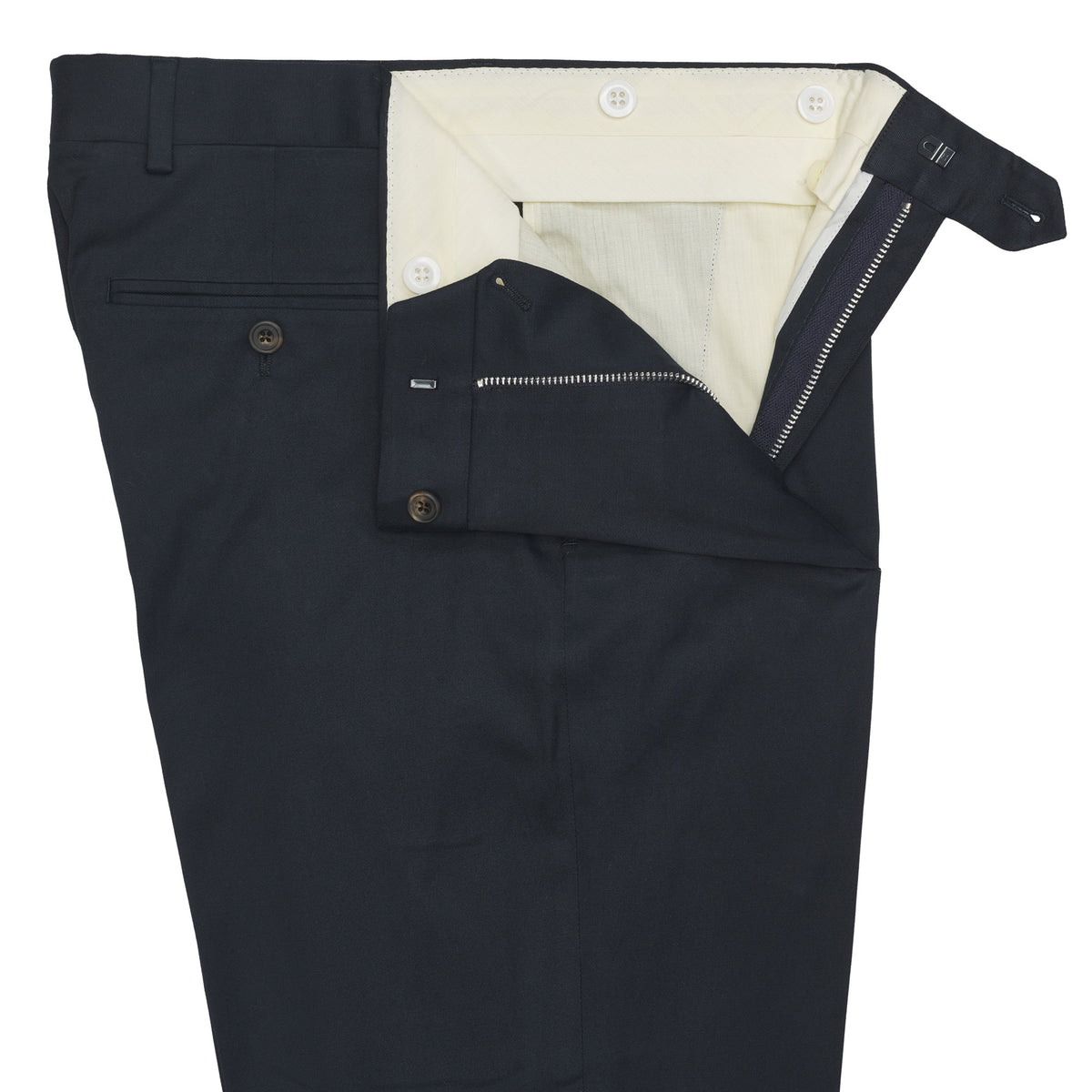Mid Navy Lightweight Chino Trousers