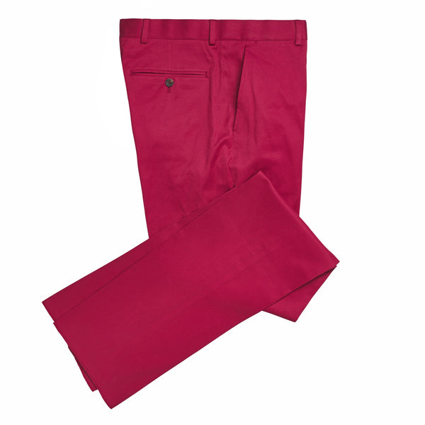 Red Garnet Lightweight Chino Trousers