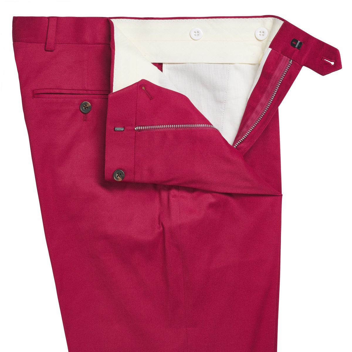 Red Garnet Lightweight Chino Trousers