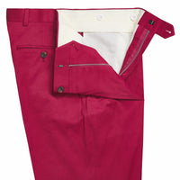 Red Garnet Lightweight Chino Trousers