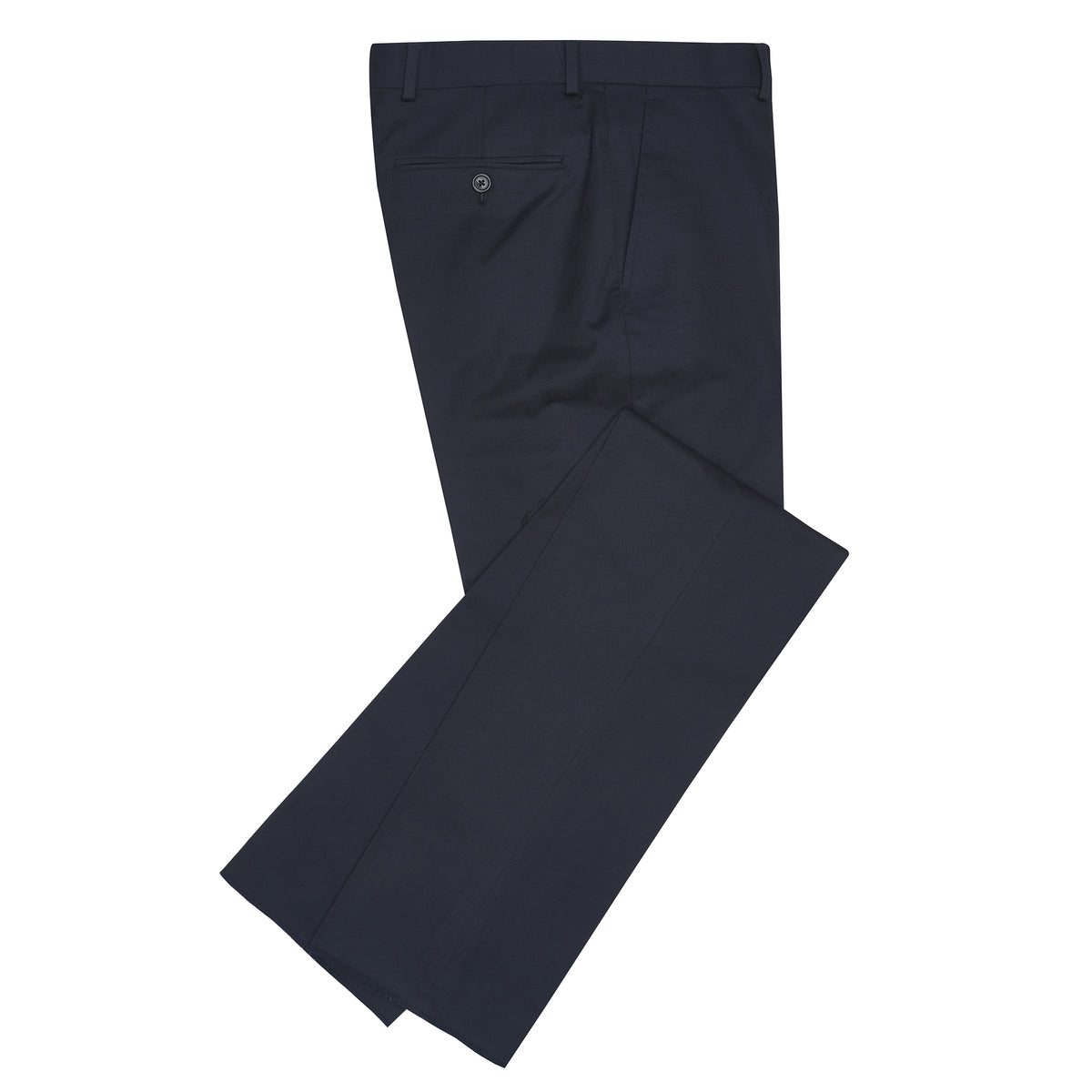 Navy Zip Fly Chinos