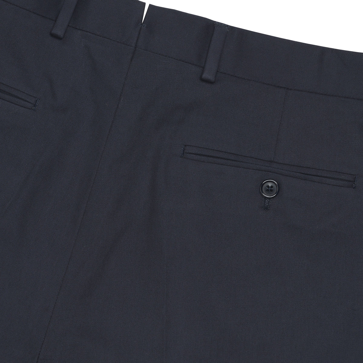 Navy Zip Fly Chinos