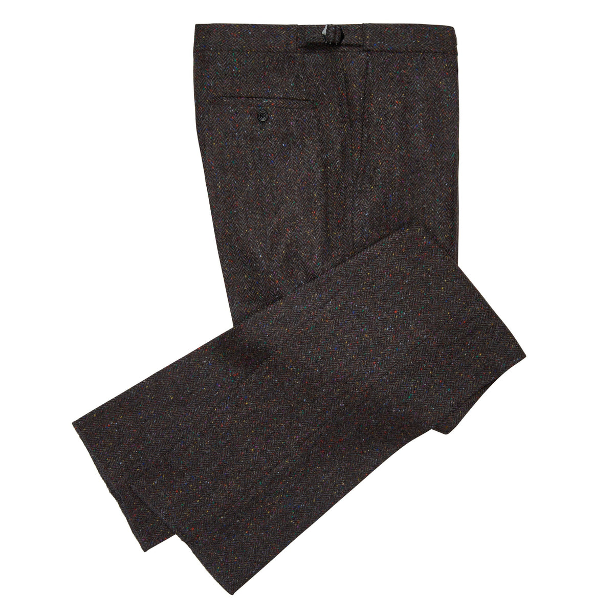Brown & Grey Ballymore Donegal Trousers