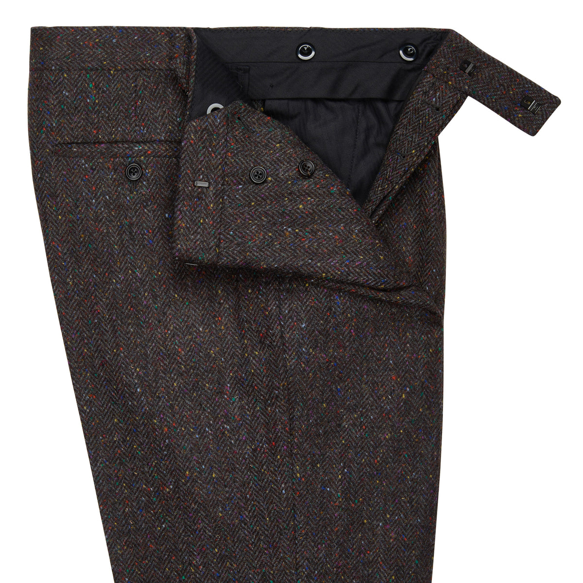 Brown & Grey Ballymore Donegal Trousers