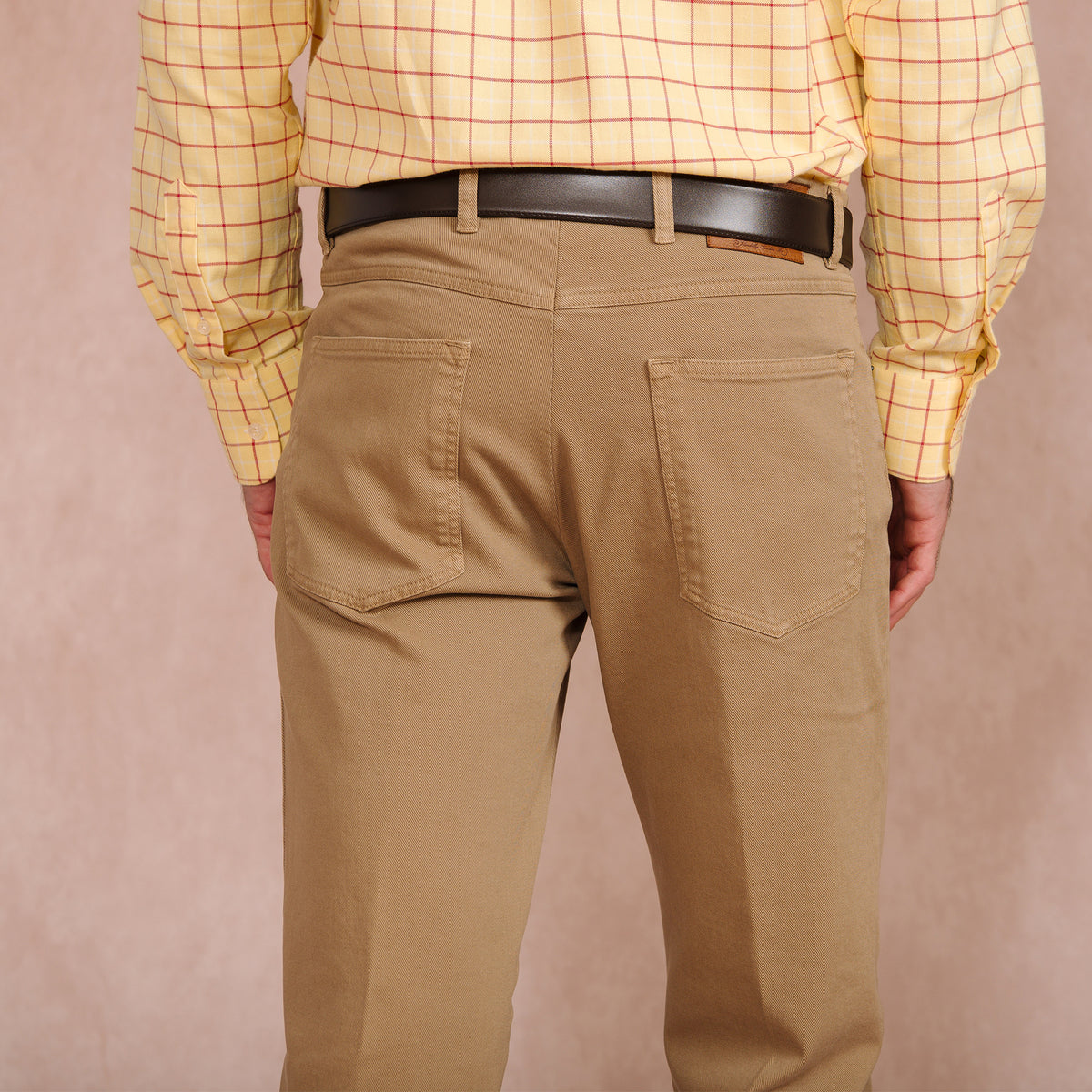 Khaki James Cotton Twill Jeans