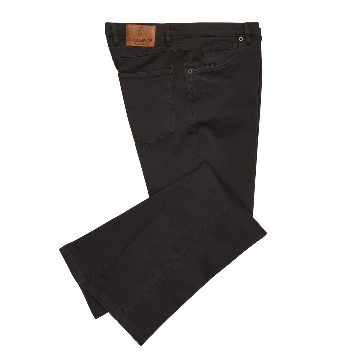 Chocolate Brown James Cotton Twill Jeans