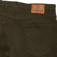 Dark Green James Cotton Twill Jeans