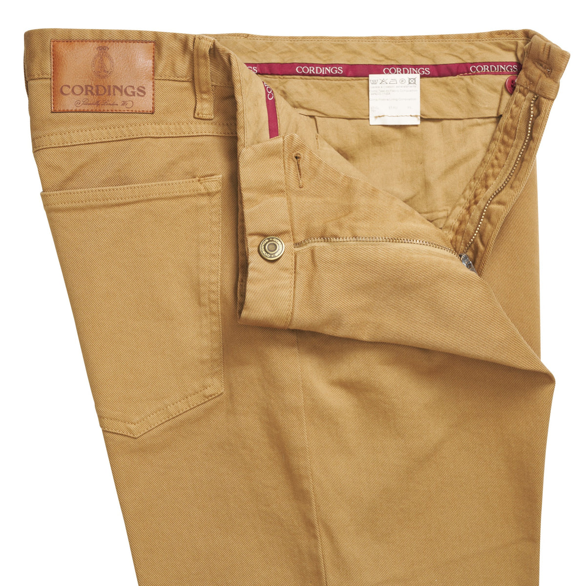Khaki James Cotton Twill Jeans