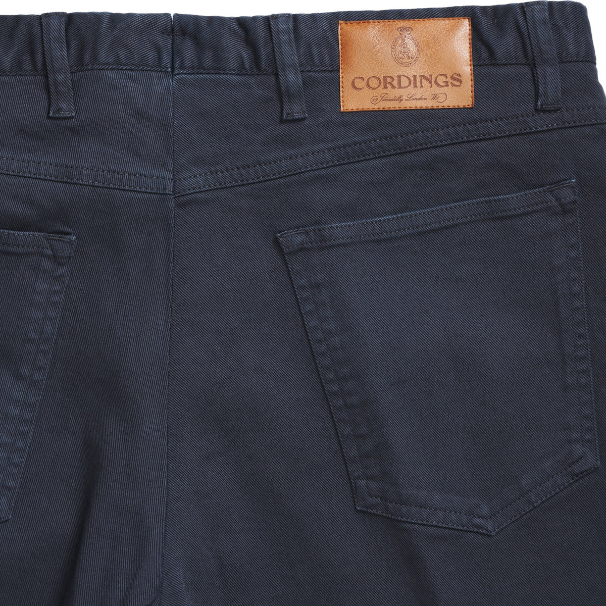 Navy James Cotton Twill Jeans