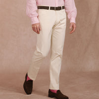 Cream James Gabardine Jean