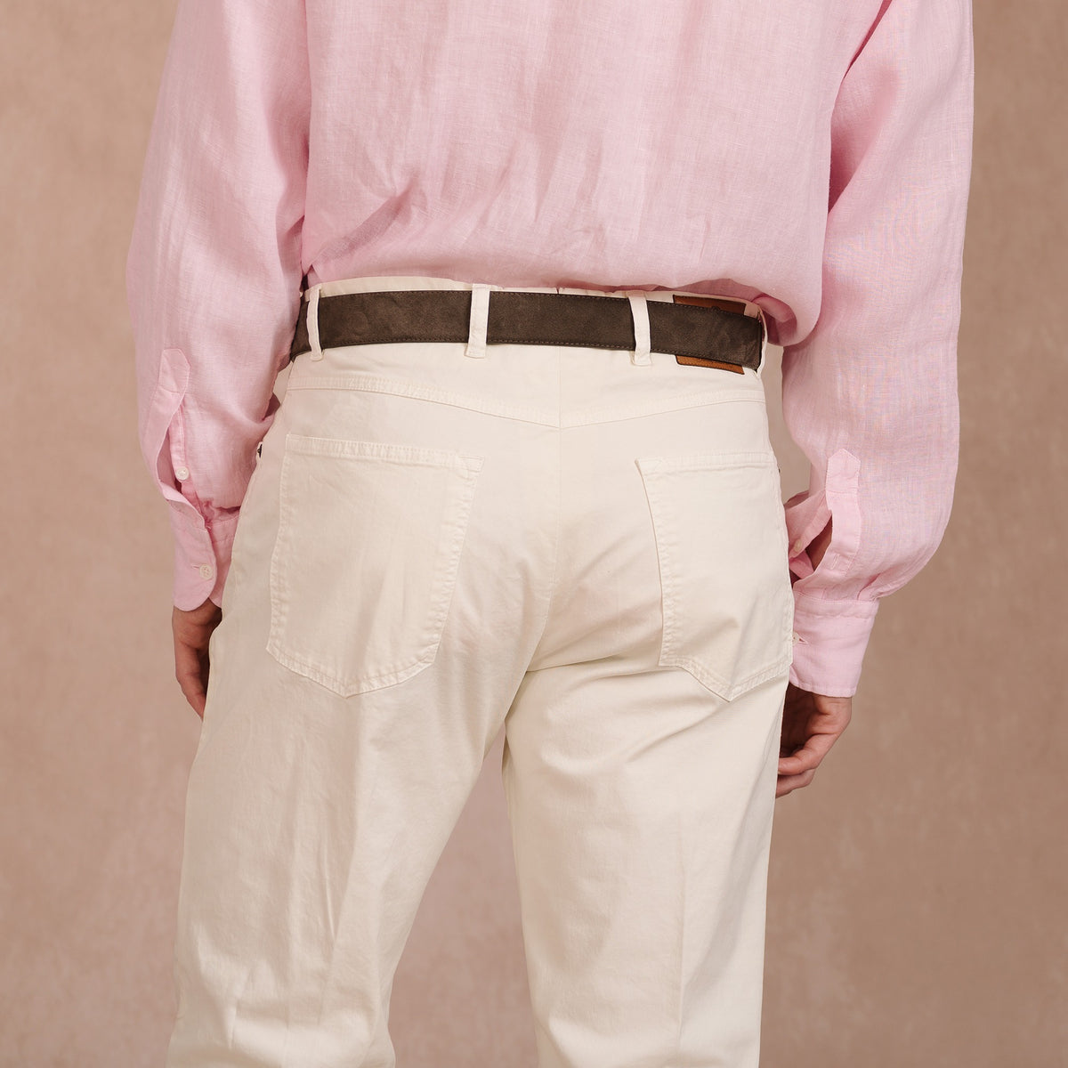 Cream James Gabardine Jean