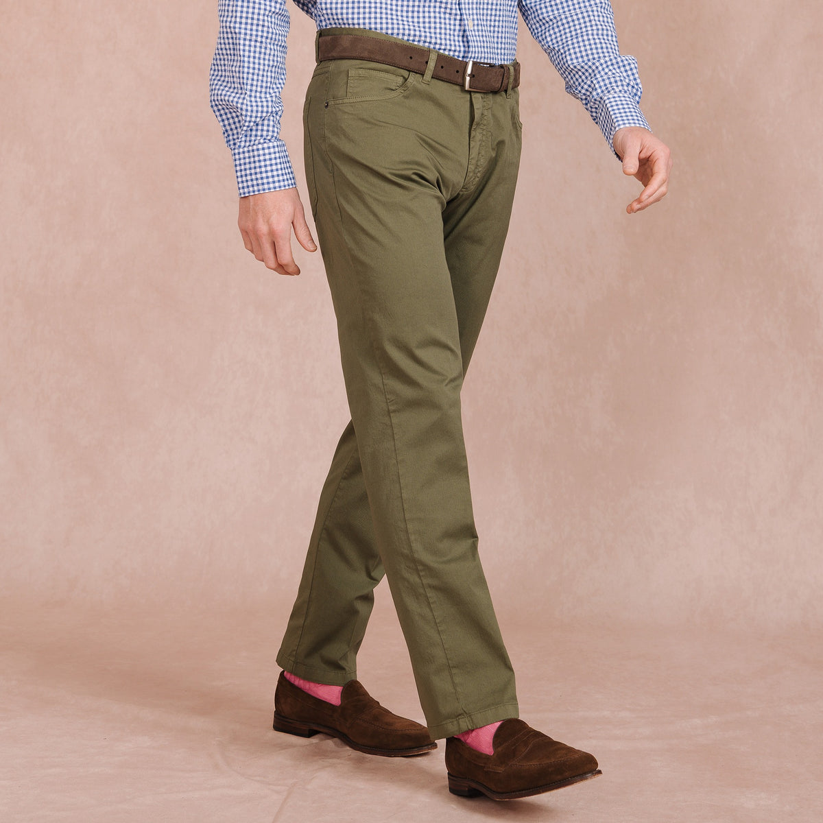 Army Green James Gabardine Jean