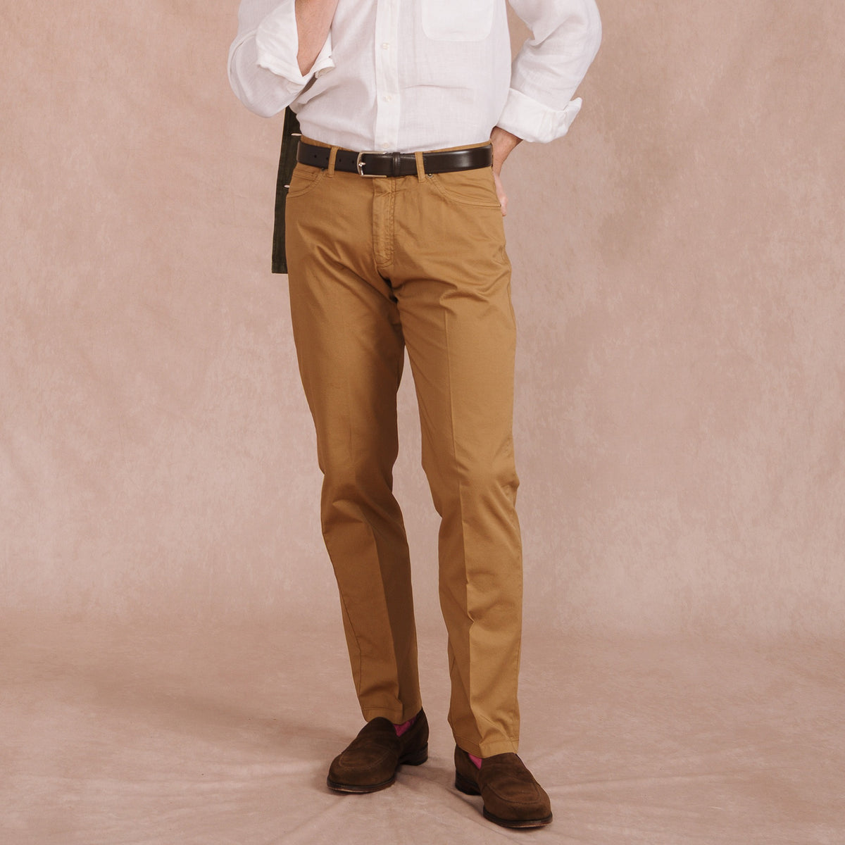 Dark Khaki James Gabardine Jean