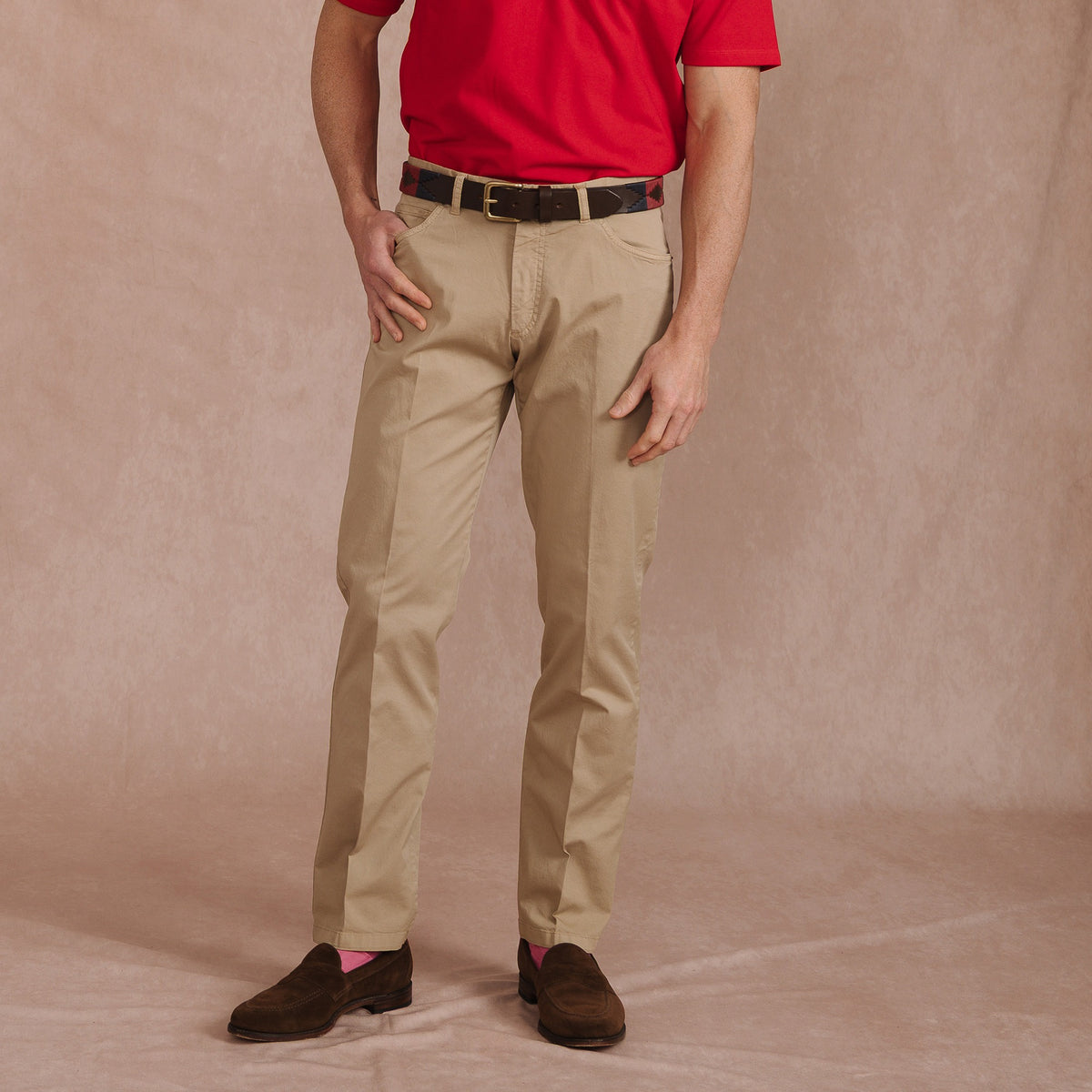 Light Tan James Gabardine Jean