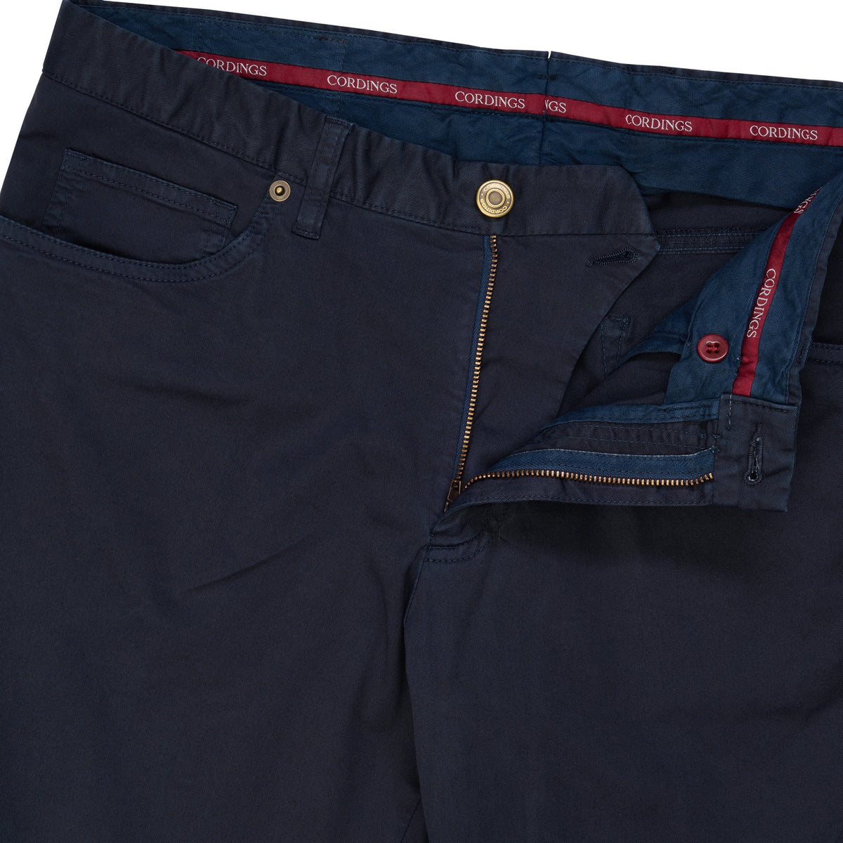 Navy James Gabardine Jean