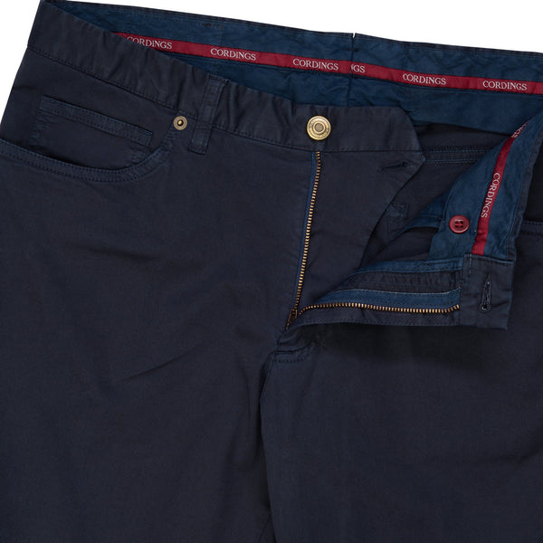 Navy James Gabardine Jean