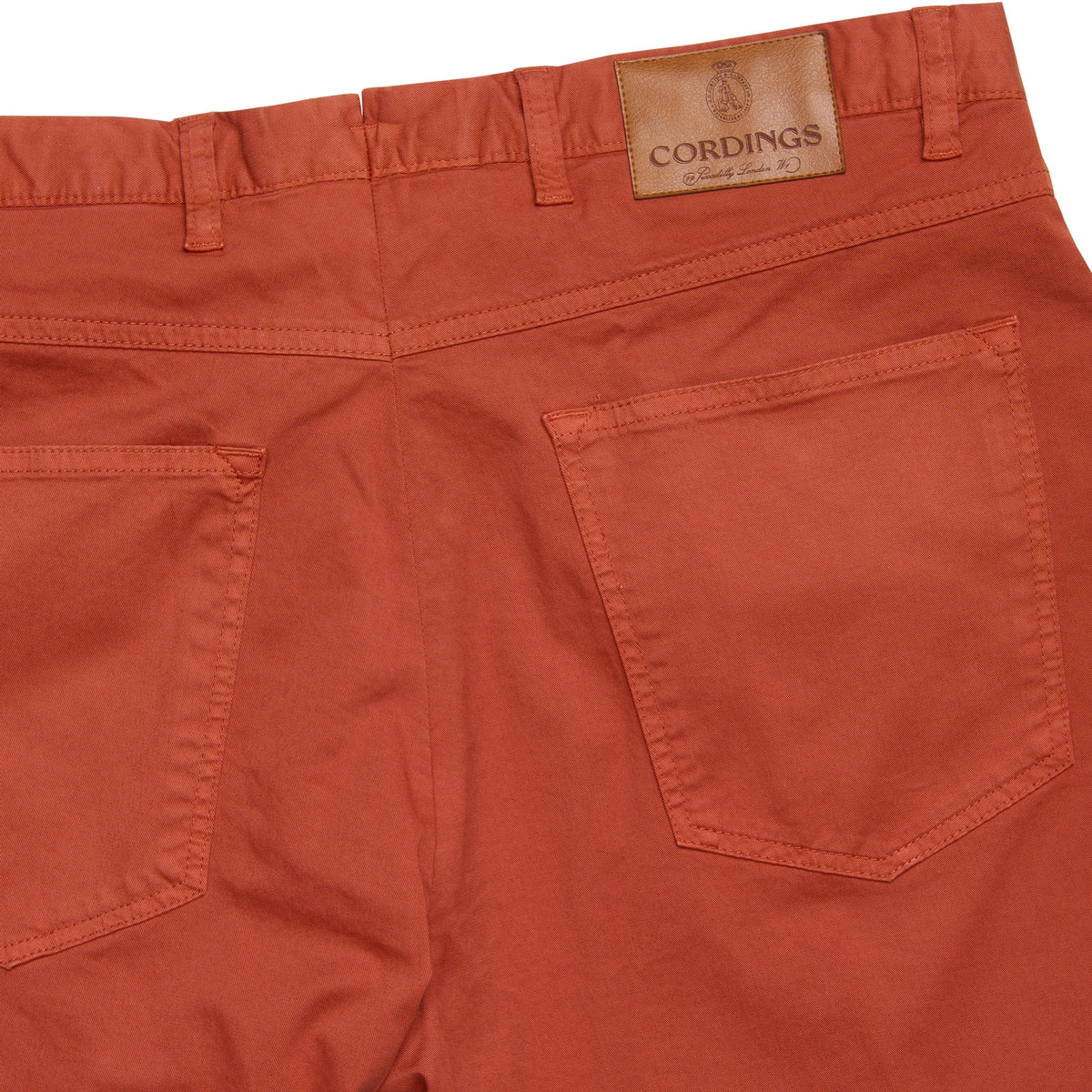 Orange Rust James Gabardine Jean