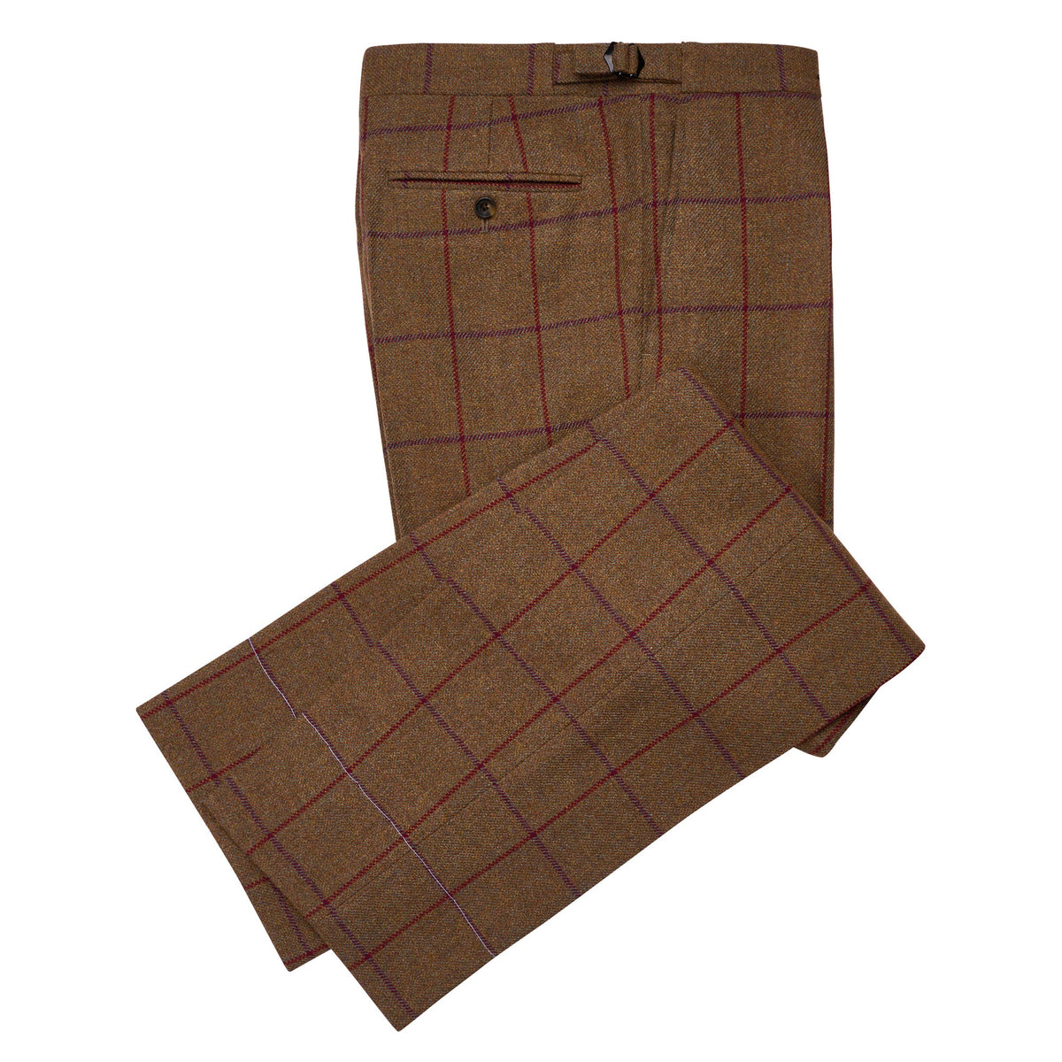 Dartmoor Purple Check Trousers