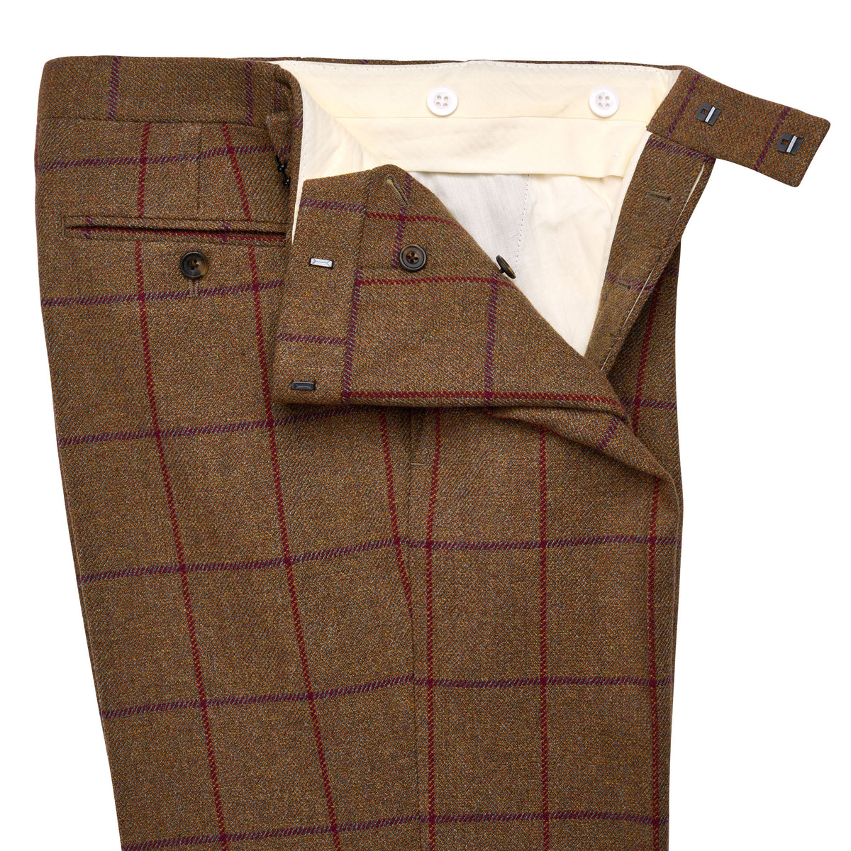 Dartmoor Purple Check Trousers