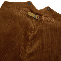 Brown Corduory Fish Tail Trousers