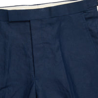 Navy Lisburn Linen Trousers