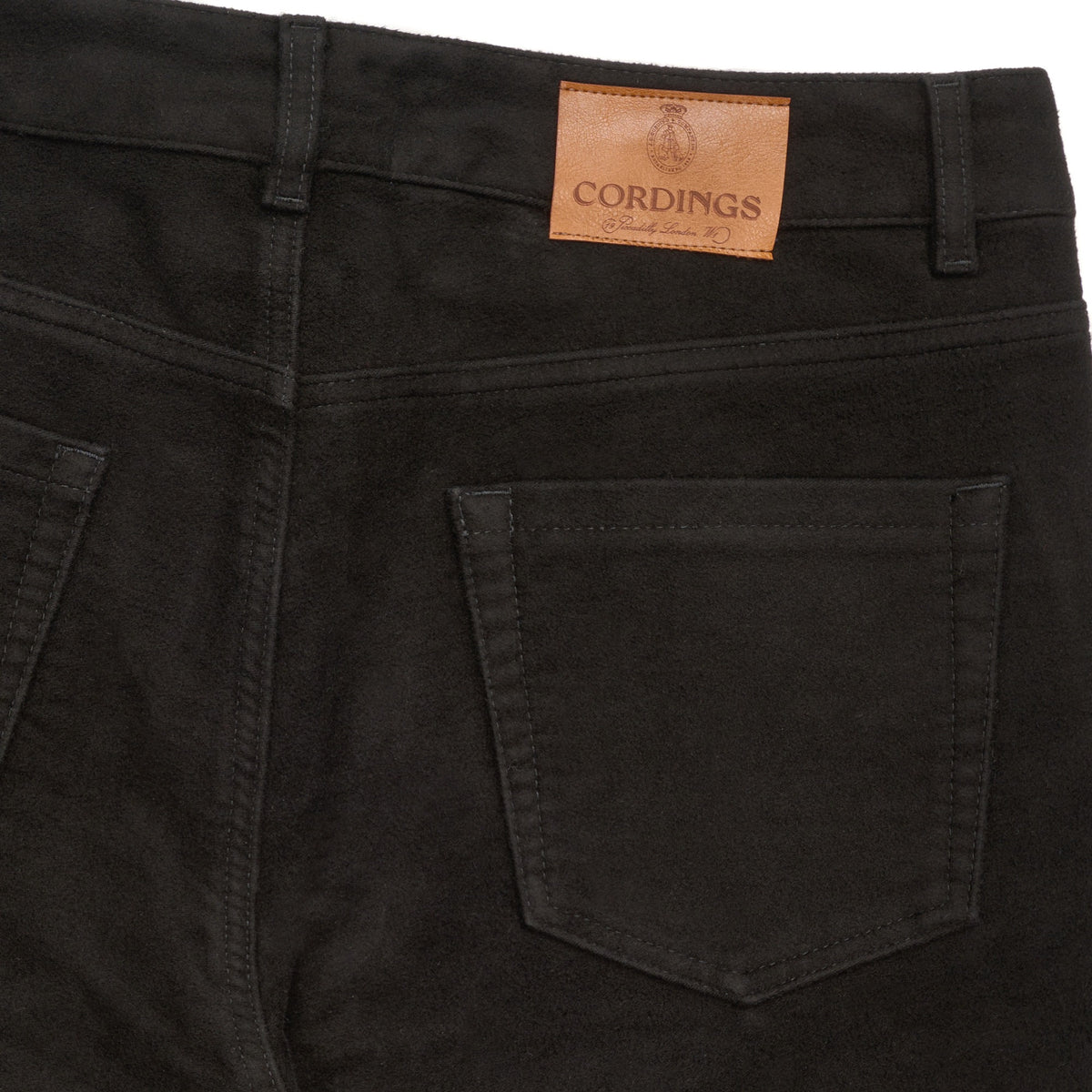 Black Hebden Moleskin Jeans
