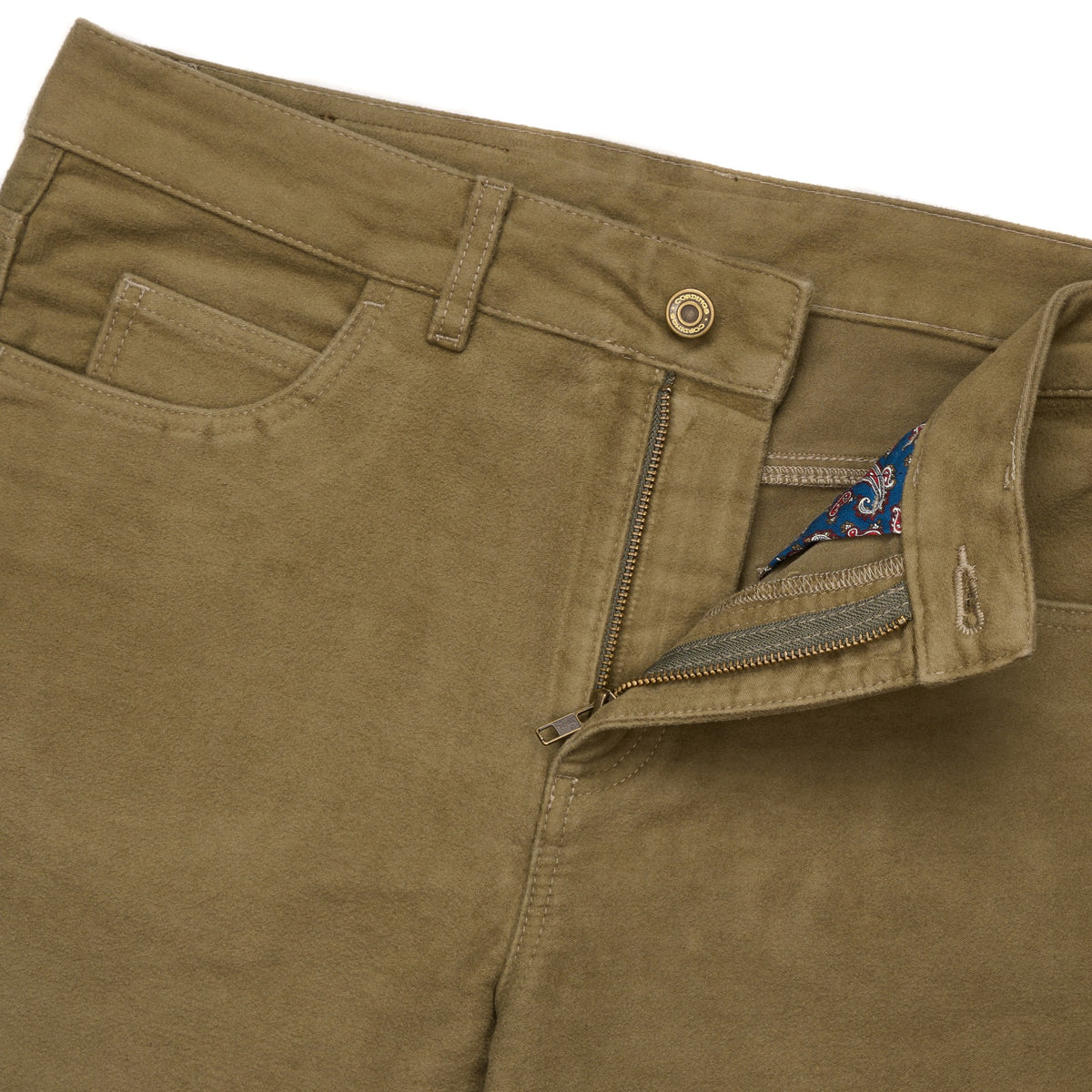 Lovat Green Hebden Moleskin Jeans