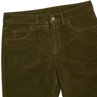 Olive Green Hebden Moleskin Jeans