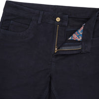 Navy Hebden Moleskin Jeans