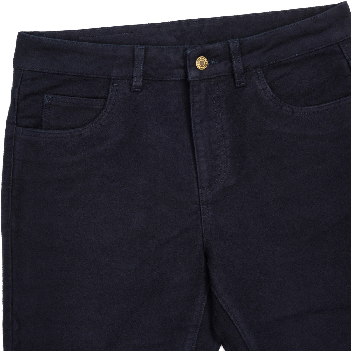 Navy Hebden Moleskin Jeans