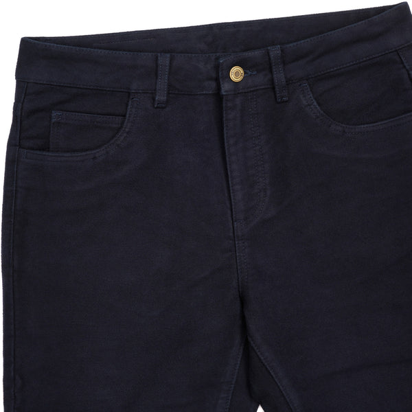 Navy Hebden Moleskin Jeans