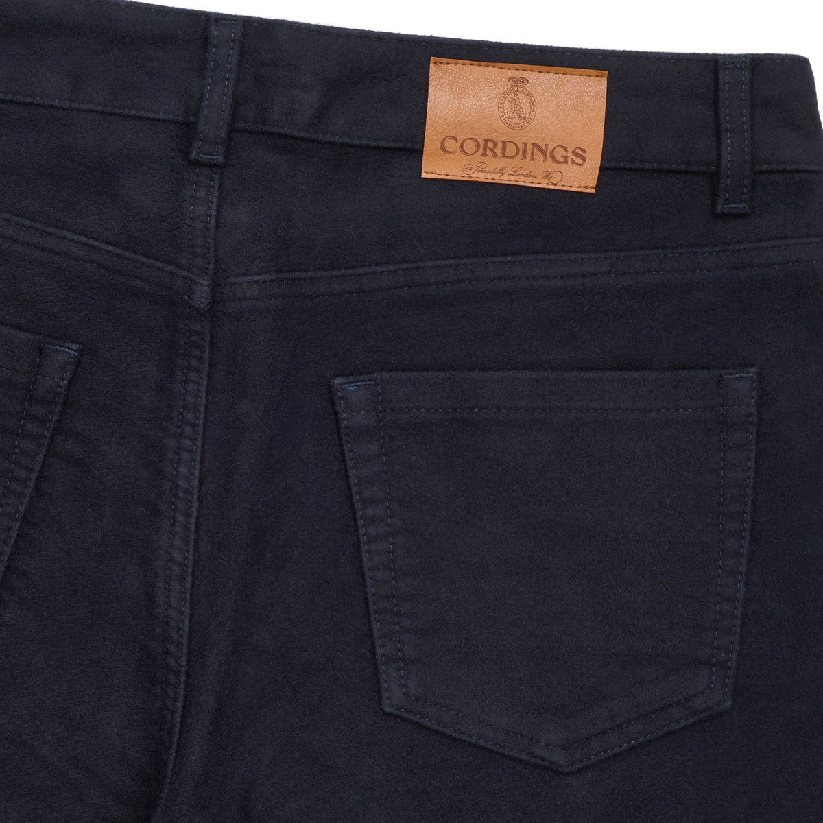 Navy Hebden Moleskin Jeans