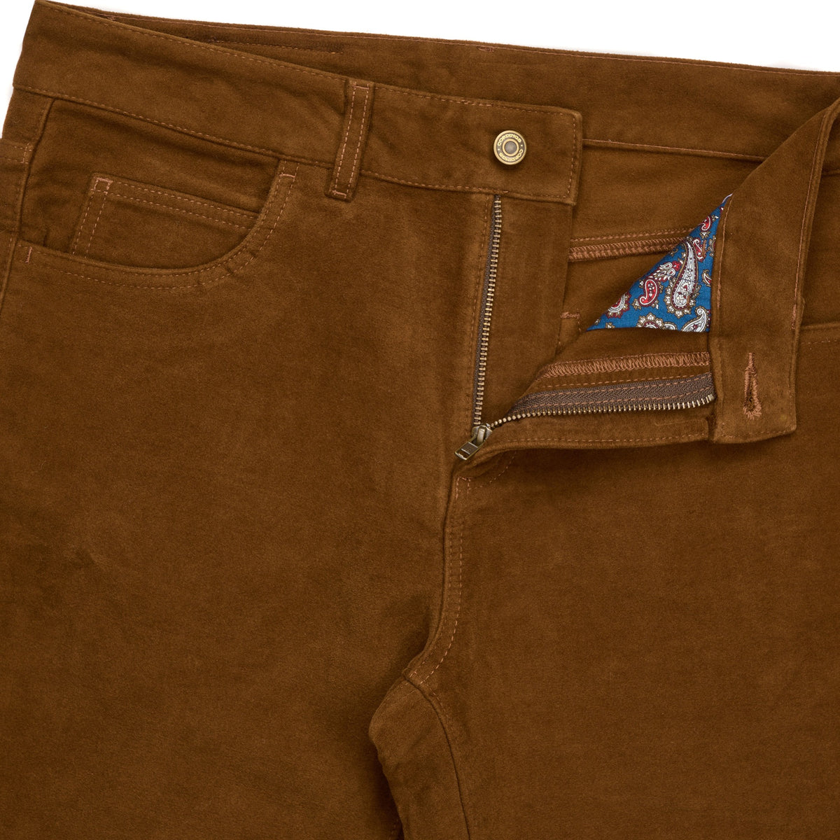 Tan Hebden Moleskin Jeans