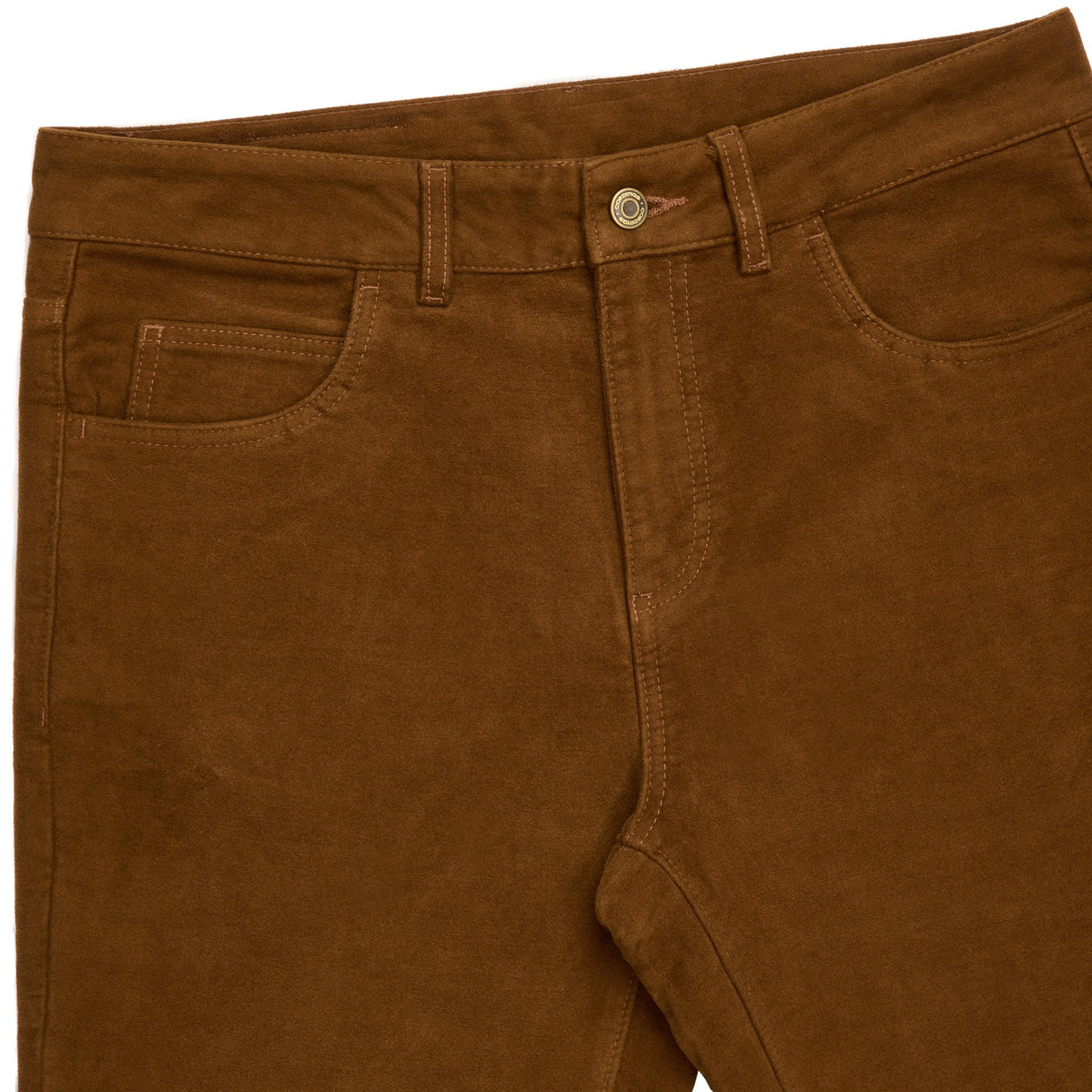Tan Hebden Moleskin Jeans