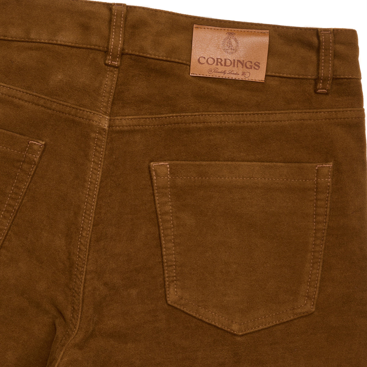 Tan Hebden Moleskin Jeans