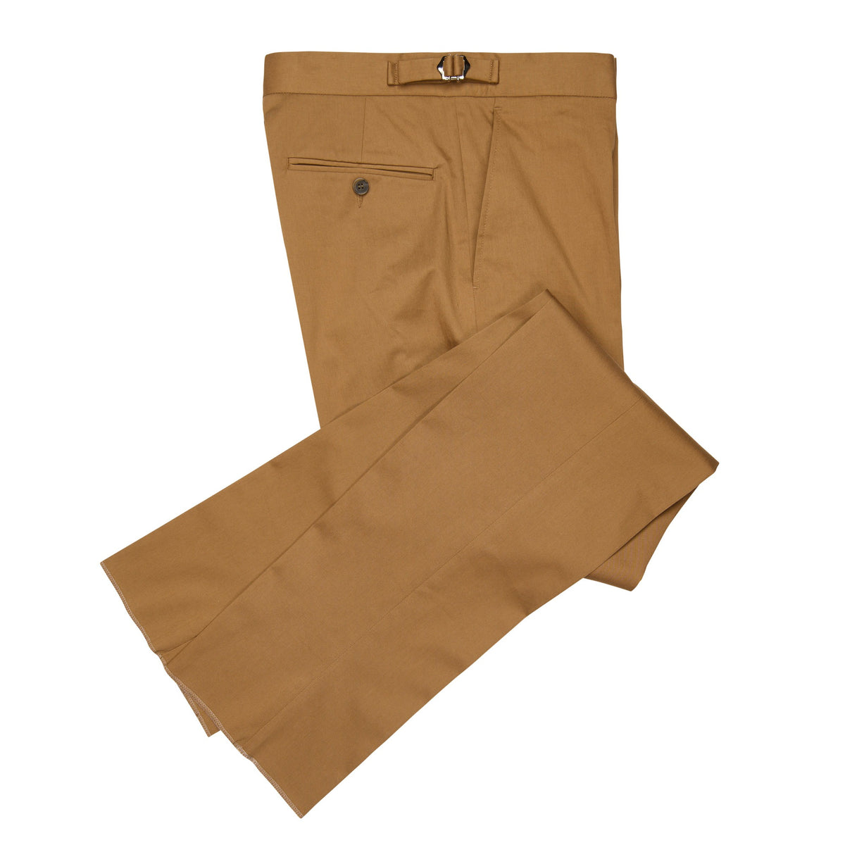 Dark Khaki Thomas Gabardine Suit Trousers