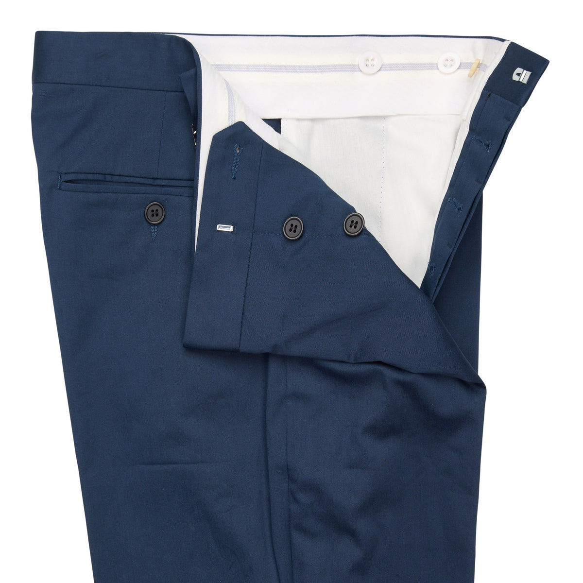 Navy Thomas Gabardine Suit Trousers