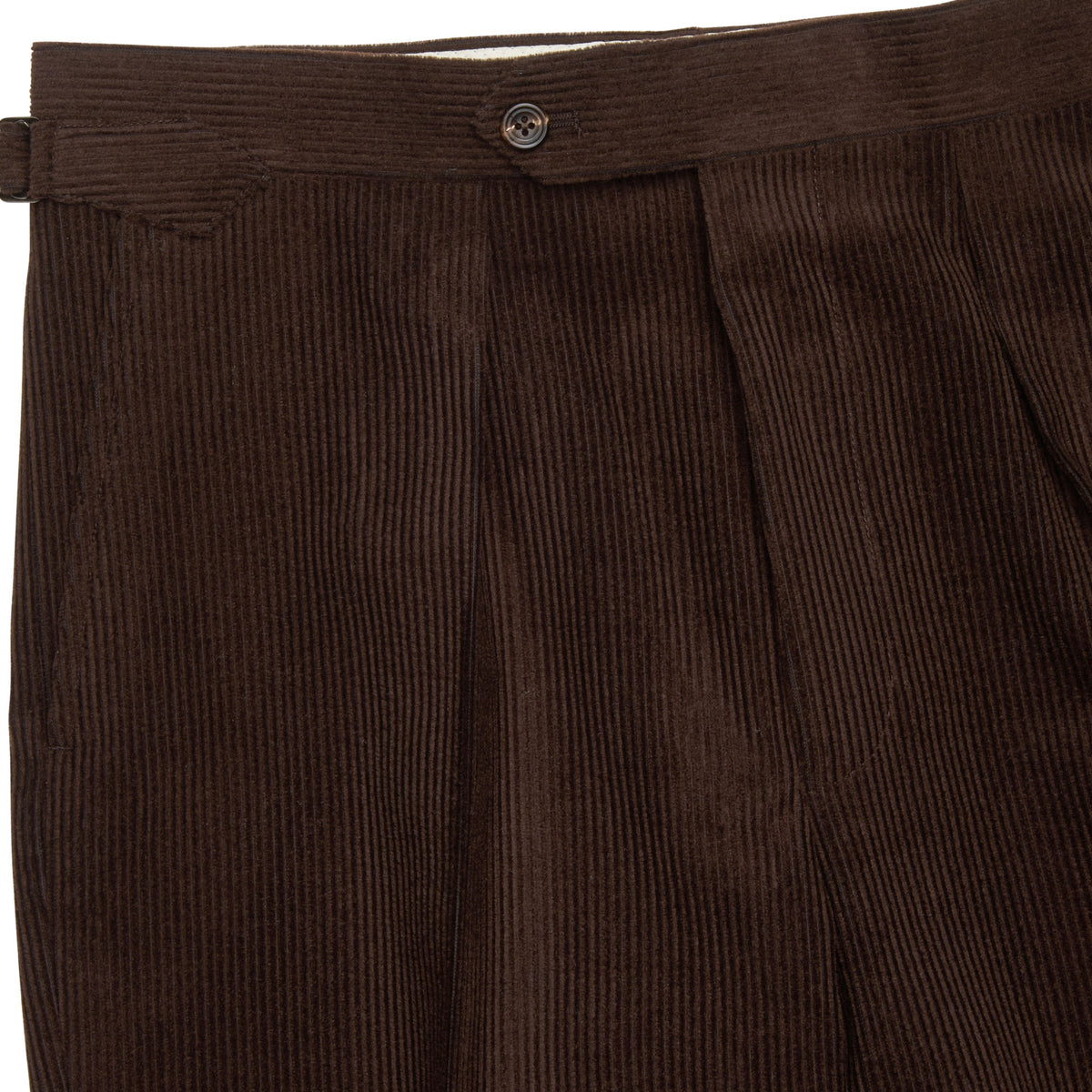 Brown Bingley Wool Corduroy Trousers