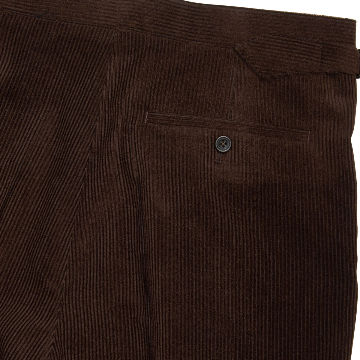 Brown Bingley Wool Corduroy Trousers