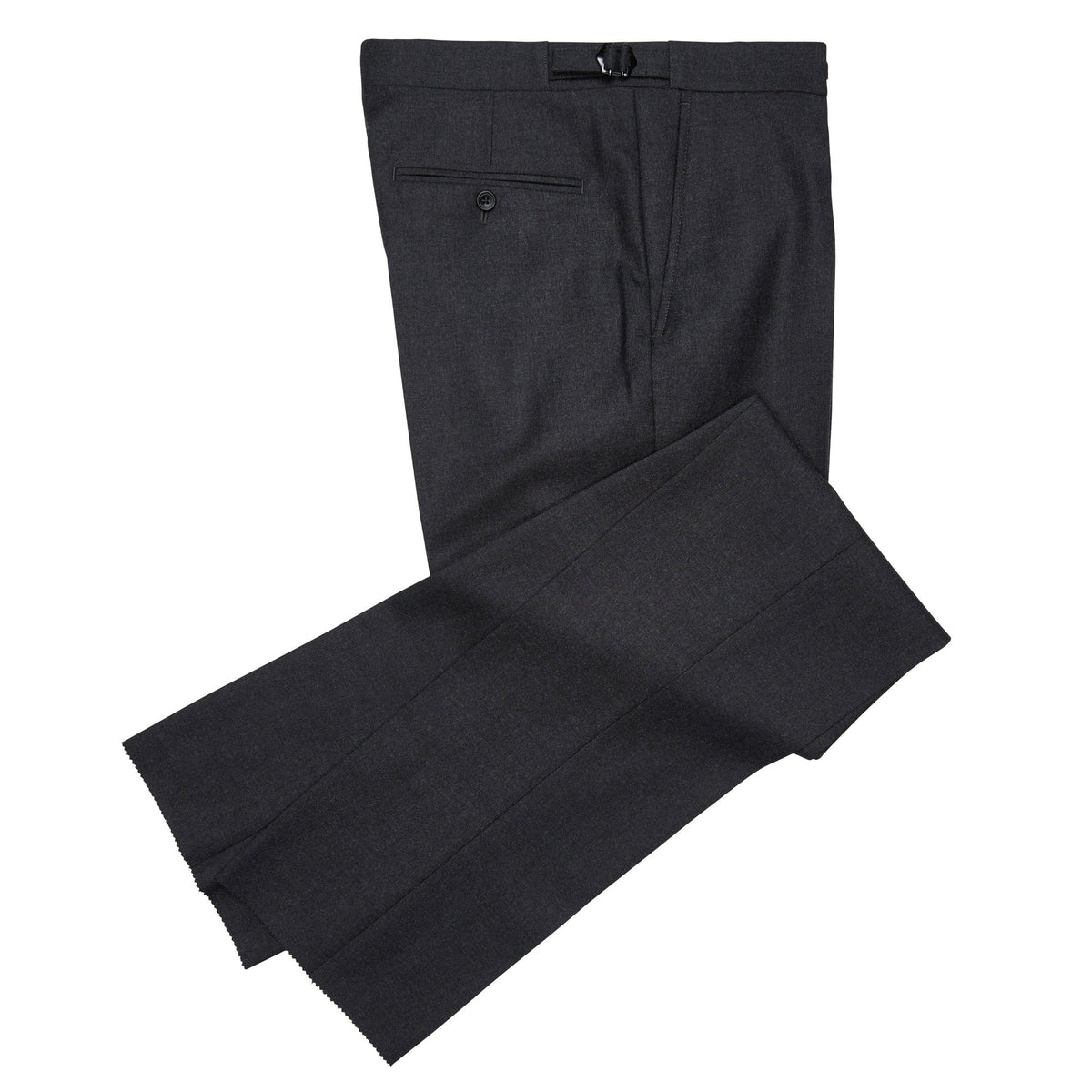 Dark Grey 11oz Twill Suit Trousers