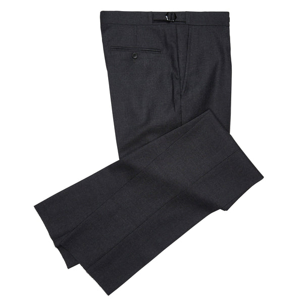 Dark Grey 11oz Twill Suit Trousers