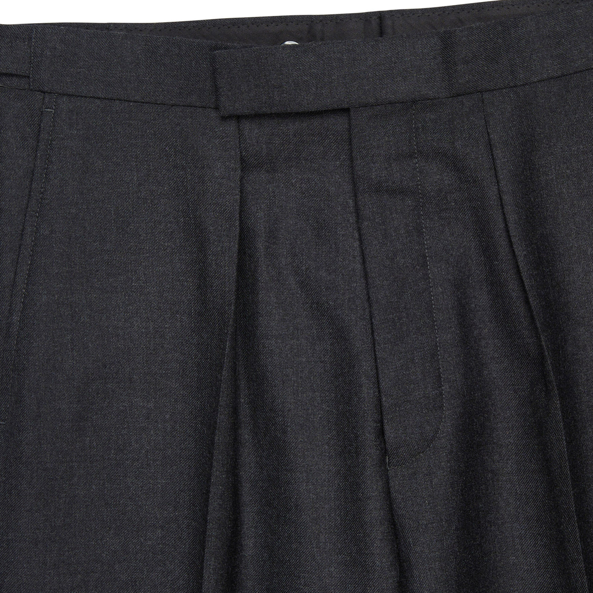 Dark Grey 11oz Twill Suit Trousers